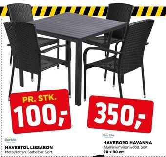 jem & fix Havestol lissabon tilbud