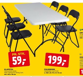 jem & fix Klapstol tilbud