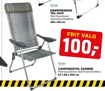 jem & fix Campingstol zagreb tilbud