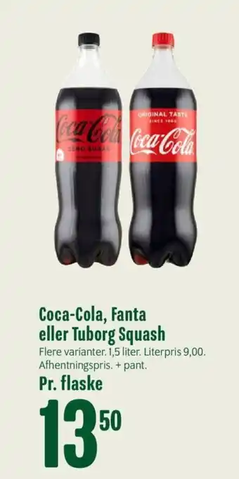 Harald Nyborg Coca Cola ,Fanta eller Tuborg Squash tilbud