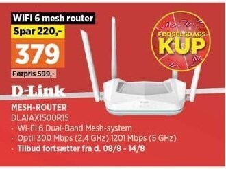 Power D-link mesh-router tilbud