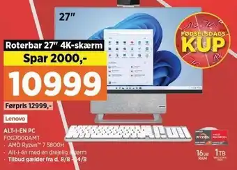 Power Lenovo alt-i-en pc tilbud