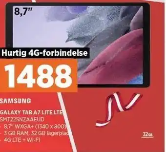 Power Samsung glaxy tab a7 lite lte tilbud