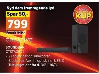 Power Soundbar tilbud