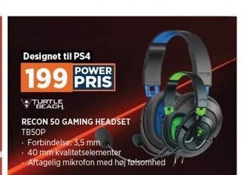 Power Recon 50 gaming headset tilbud