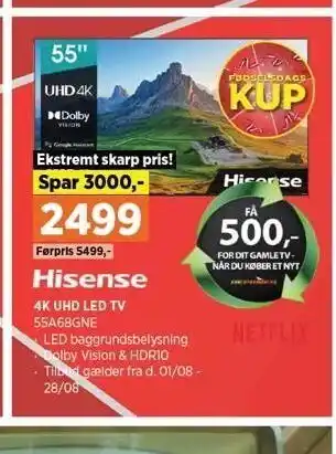 Power 4k uhd led tv tilbud