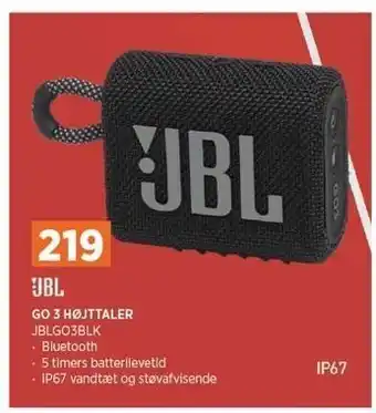 Power Go 3 højttaler tilbud