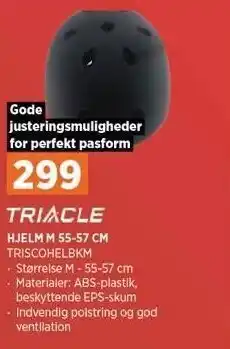 Power Triacle hjelm tilbud