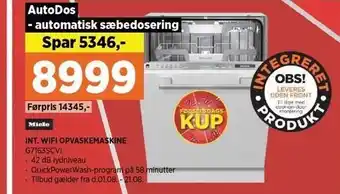 Power Mile wifi opvaskemaskine tilbud