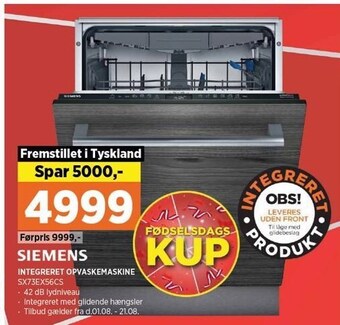 Power Siemens opvaskemaskine tilbud