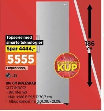 Power Lg køleskab tilbud