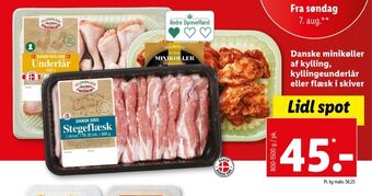 Lidl Vilstrupgård kyllingeunderlår tilbud