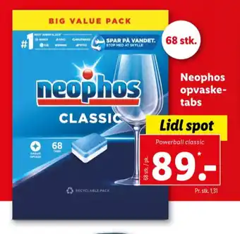 Lidl Neophos maskinopvask-tabs tilbud