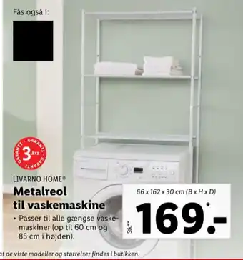 Lidl Livarno reol tilbud
