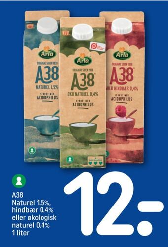 REMA 1000 Arla a-38 naturel 1,5% tilbud
