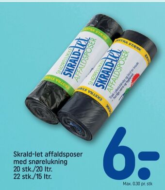 REMA 1000 Skrald-let affaldsposer tilbud