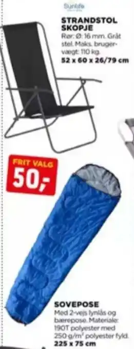 jem & fix Sunlife strandstol tilbud
