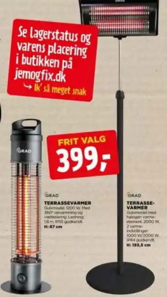 jem & fix Ukendt terrassevarmer tilbud