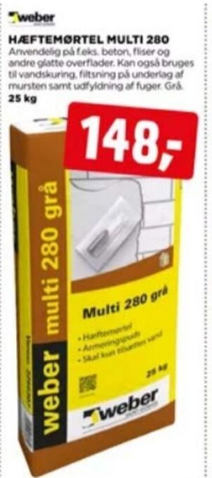 jem & fix Weber mørtel tilbud