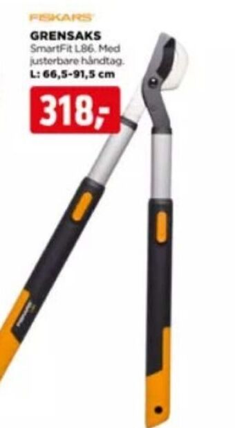 jem & fix Fiskars grensaks tilbud
