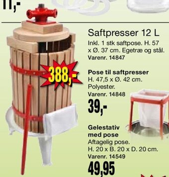 Harald Nyborg Saftpresser 12 L tilbud
