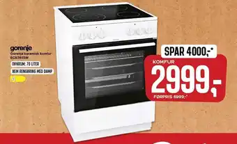 Gorenje keramisk komfur