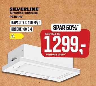 Skousen Silverline emhætte tilbud