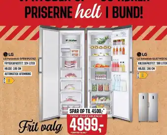 Skousen Lg fryseskab el. lg køleskab tilbud