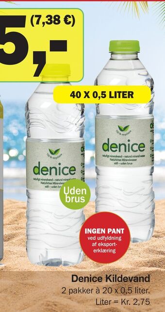 Købmandsgården Denice kildevand tilbud