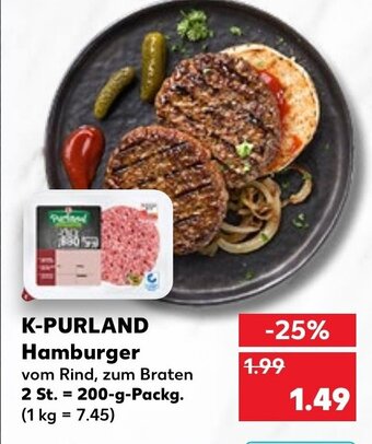 Kaufland DE K-Purland Hamburger tilbud