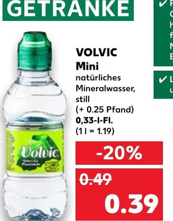 Kaufland Volvic Mini tilbud