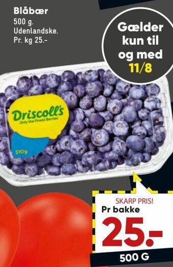 Bilka Blåbær tilbud