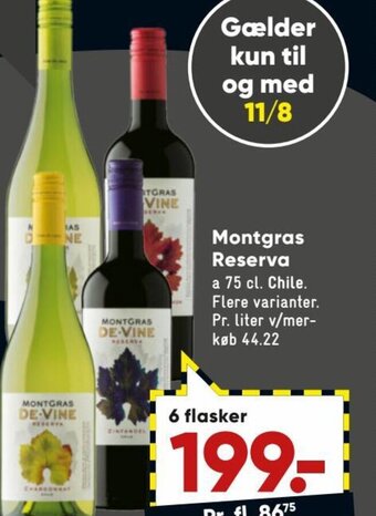 Bilka Montgras Reserva tilbud