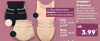 Kaufland Oyanda Shapewear tilbud