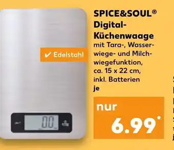Kaufland Spice & Soul Digital Küchenwaage tilbud