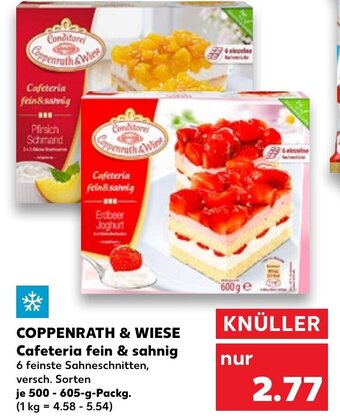 Kaufland DE Coppenrath & Wiese Cafeteria fein & sahnig tilbud