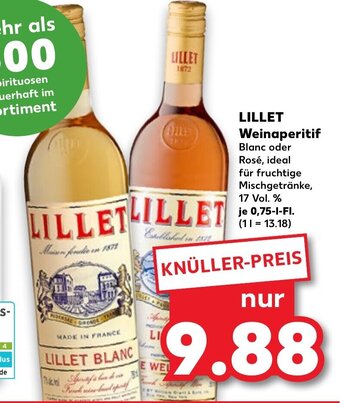 Kaufland Lillet Weinaperitif tilbud