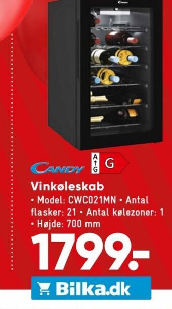 Bilka Vinkøleskab tilbud