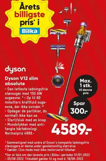 Dyson V12 Slim Absolute