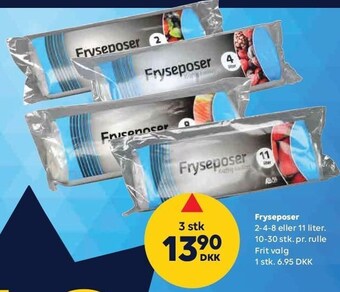 BorderShop Fryseposer 3 stk. tilbud