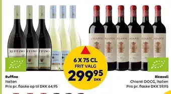 BorderShop Ruffino el. ricasoli tilbud