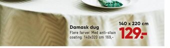 Bilka Damask Dug tilbud