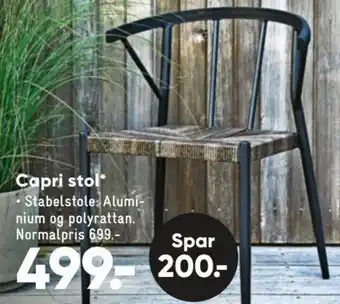Bilka Capri Stol tilbud