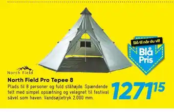 Bilka North Field Pro Tepee 8 tilbud