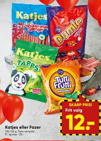 Bilka Katjes eller Fazer tilbud