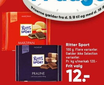 Bilka Ritter Sport tilbud
