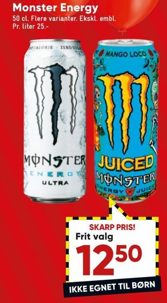 Bilka Monster Energy tilbud