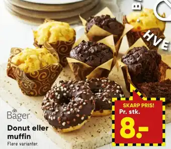 Bilka Donut eller muffin tilbud