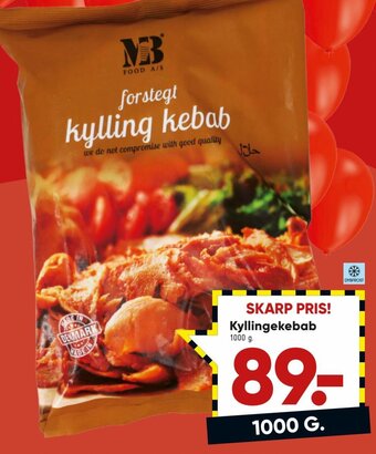 Bilka Kyllingekebab tilbud