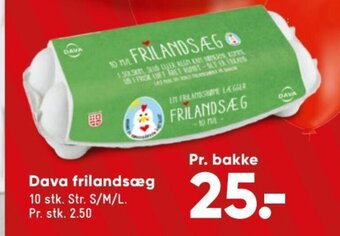Bilka Dava Frilandsæg tilbud